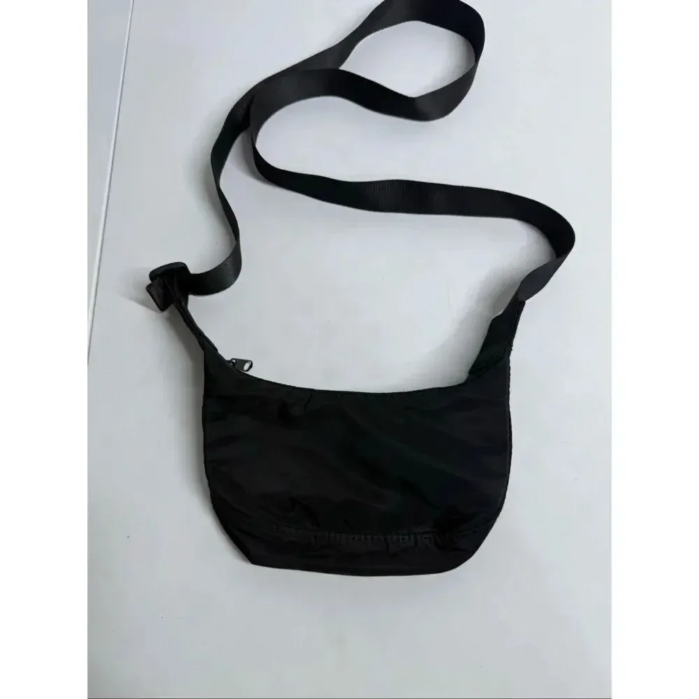 Black Nylon Women’s Crossbody Black Bag